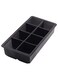 Big Cube Giant Jumbo Large Silicone Ice Cube Square Tray Mold Mould Black