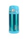 THERMOS - Funtainer Stainless Steel hydration/Straw Water bottle for Kids- Teal   Push button lid with drinking spout   Sweat-proof for dry, happy hands  4 Years+  355 ML