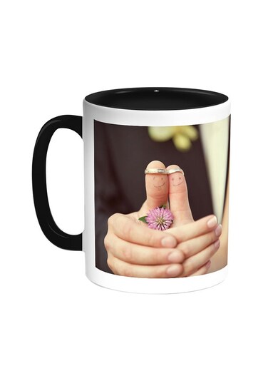 Joy Of Bride Printed Coffee Mug Black/White