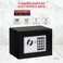 Compact Electronic Security Safe with Digital Keypad &amp; Backup Keys (170x230x170mm)


