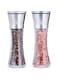 Salt and Pepper Grinder Set- 2pcs toll Stainless Steel Refillable Salt and Pepper Mill for Salt, Herb, Pepper, Spice Grinder - Salt And Pepper Shakers with Funnel &amp; Brush