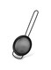 Fine Mesh Tea Strainer 10.5cm with Hanging Loop, Kitchen Fine Mesh Seive Stainless Steel, Sieve Sifters For Food, Tea, Rice, Oil, Noodles, Fruits, Vegetables - Easy to Clean, Rust Proof, Black