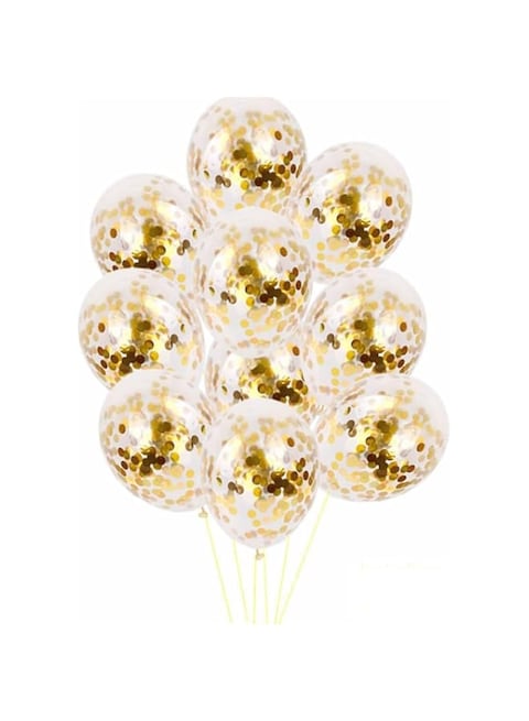 WensLTD Party Ballons,Wensltd 12&#39;&#39; Confetti Balloons 10x/set Latex Wedding Party Baby Shower Birthday Decor (Gold)