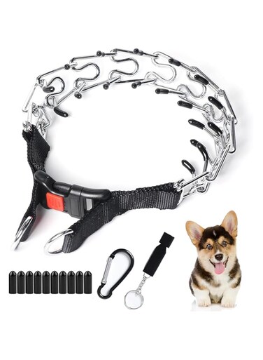Dog Collar Set, Medium Collar&amp;Choker for Military Dogs