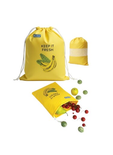 Reusable Fresh Produce Bags   Breathable Storage for Fruits, Vegetables &amp; Herbs   Eco-Friendly, Washable, Color-Coded Grocery Bags for Fridge or Pantry