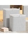 Fabric Storage Bins, 2 Pcs Foldable Nonwoven Storage Bags with Zipper and Handles for Clothing Blanket Bedding, Large Capacity Washable Clothes Storage Box for Closet Wardrobe (Grey, 110L)