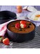 Round Springform Cake Pan Set, Non-Stick Baking Mould Black 18cm &amp; 20cm, Removable Bottom Cheesecake Bakeware, Reusable Leak-Proof Baking Tray Mold for Home Kitchen Baking Birthday Dessert Making