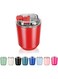 Puraville Insulated Tumblers with Lid, 10 oz Travel Coffee Mug Stainless Steel Vacuum Thermos Cup,Leak Proof Reusable Double Walled Coffee Tumbler for Iced and Hot Drinks,Red (CM003)