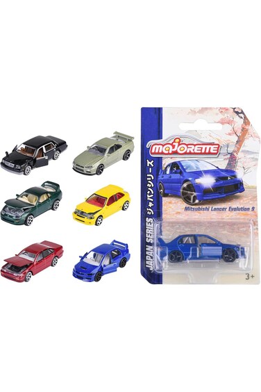 Majorette Japan Series Premium Cars Die-Cast 6-Asst 212051029