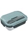 Glass Food Storage Containers with Lid Airtight Glass Bento Lunch Box Microwave Oven Freezer Dishwasher Safe Snack Container (1-Grid)