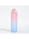 Motivation Water Bottle Pink - Blue gradient