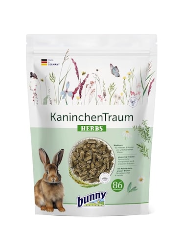 Bunny Nature Complete Food For Adult Rabbits, Dream Herbs 600g
