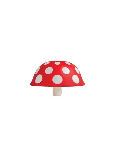 Mushroom Funnel, Collapsible Household Mini Funnel with Wide Spout, Food Grade Silicone Funnel For Jars and Bottles Liquids Transfer, BPA-Free, Dishwasher Safe, Easy Storage , Red/White, 8*5.5 cm