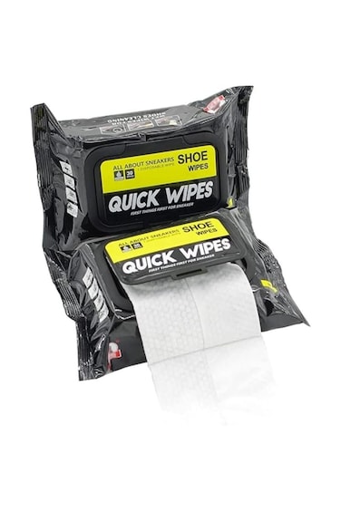 Natural Shoe Cleaner Wipes &ndash; Portable, Disposable Wipes for Quick Dirt &amp; Stain Removal