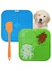 X spring Dog Lick Mat, 2 Pack Dog Slow Feeder Licking Mat, Lick Pad with Strong Suction Cup, Lcking Pad for Dogs Anxiety Relief, Boredom Reducer