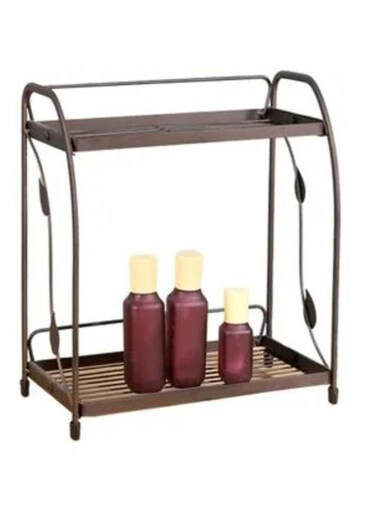 Layer Multipurpose Kitchen And Bathroom Shelf Counter top, 2 Layer Caddy, 2Tier Kitchen Spice Bottles And Jars Rack, 2 Tier Bathroom Rack Free Standing