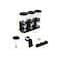 Cereal Dispenser Classic Dry Food Container, 2Litre Kitchen Storage Dispenser Thrible Black