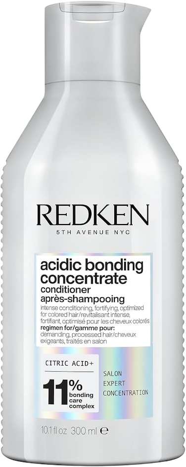 Redken Acidic Bonding Concentrate Conditioner For Damaged Hair Repair, Strengthens And Repairs Weak And Brittle Hair, Sulfate-Free, With Citric Acid, 300ml