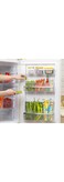 Gardezi Fridge and Freezer Bins Set of 3 Medium Plastic Containers for Food Storage, Beverage Holder, and Pantry Organizer - Refrigerator Door Space and Cabinet Kitchen essential (Clear Fridge bin)