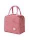 Khazna Insulated Lunch Bags for Women and Men, Leak-Proof Water - Resistant Cooler tote bag container for Adults, kids, Light-weight Portable lunch box for Office work, Outdoor, Picnic, School (Pink)