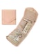TORMEN Travel Jewelry Organizer Case, Foldable Jewelry Roll for Women, Compact &amp; Lightweight Storage for Rings, Necklaces, Earrings Bracelets, （Soft Pink）