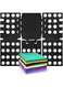 Goodern T Shirt Folding Board,Adjustable T Shirts Clothes Folder Wrinkle Free Durable Plastic Laundry Boards Home Storage Tool Laundry Organizer Easy and Fast for Kids and Adults to Fold Clothes-Black