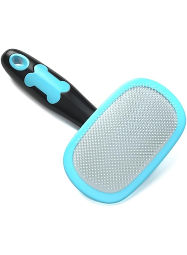 Oasisgalore Dog Brush &amp; Cat Brush- Pet Grooming Brush- Shedding Grooming Tools(Blue)