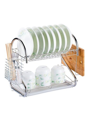 Storage Rack Silver 25 x 38 x 43cm