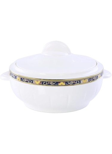 Royalford RF1638 1.2L Hot Pot Insulated Food Warmer - Thermal Casserole Dish   Double Wall Insulated Serving Dishes with Lids   Thermal Food Storage Containers, Warmers   Dishwasher Safe