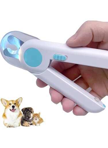 Generic Dog Nail Clippers, Cat Nail Clippers with LED Light, Pet Nail Clippersand Trimmers, Anti Cutting Blood Line, for Small Medium Dogs Cats （1pcs）