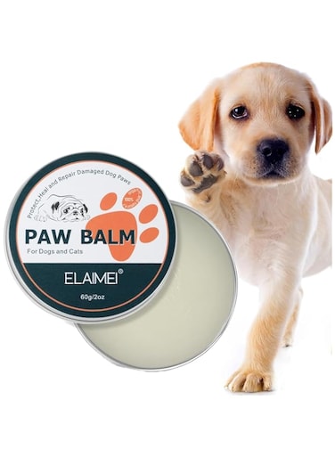 KASTWAVE Paw Balm 2oz, Dog Paw Cream and Lotion, Dog Paw Wax, Paw Moisturizer, Heals, Repair and Restores Dry, Cracked &amp; Damaged Paws, Paw Protection Butter for Cat &amp; Dog