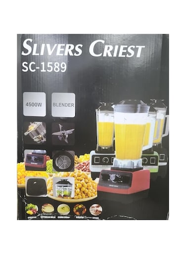 Professional Blender 2 In 1 4500W High Power Blenders For Kitchen Stainless Countertop Smoothie Blender Ideal for Smoothies Shakes