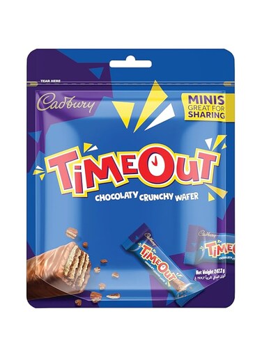 Cadbury Timeout Wafer Chocolate Sharing Pack 247.2g