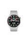 Zebro Smart Watch Silver Dial with Grey Silicone &amp; Silver Metal Strap, 1.43&rdquo; AMOLED
