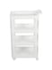 Luqeeg Rolling Storage Cart with Wheels, Utility Storage Cart, Large Capacity Portable Mobile Utility Cart, Craft Cart, Suitble for Office Living Room Kitchen Bathroom Laundry (820)