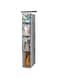 Excefore 4 Tier Handbag Purse Organizer with Dustproof Cover, Foldable Hanging Closet Wardrobe Storage Shelves Closet Storage System for Living Room Bedroom Home Use(Grey）