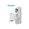 Magnetic Water Bottle with Phone Stand, MagSafe Compatible, iPhone 12+ Compatible, White