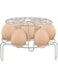 NALACAL Stainless Steel Egg Steamer Rack,Stackable Steamer Trays 2 Pack Combo for Eggs and Food. Food Stainless Steamer Rack for Instant Pot, Pressure Cooker, Boiling Pot(2 Pcs)