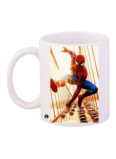 Spider-Man Printed Coffee Mug White/Red/Blue