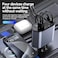 4-in-1 Retractable Car Charger &ndash; 60W Fast Charging, USB Type-C, Multi-Device, Fireproof ABS