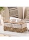 Tissue Case Hand Woven Tissue Box Napkin Holder Cover Facial Napkin Dispenser For Home Living room Bedroom Car