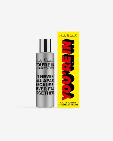 Comme Des Garcons Andy Warhol's Your 're In "I Never Fall Apart, Because I Never Fall Together" EDT 100ml Unisex