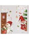bpa Christmas Wall Decals, Santa Claus Christmas Wall Stickers Removable, Xmas Christmas Vinyl DIY Wall Decal, Christmas Window Clings Stickers Decals for Wall Window Kid Room Bedroom Decorations