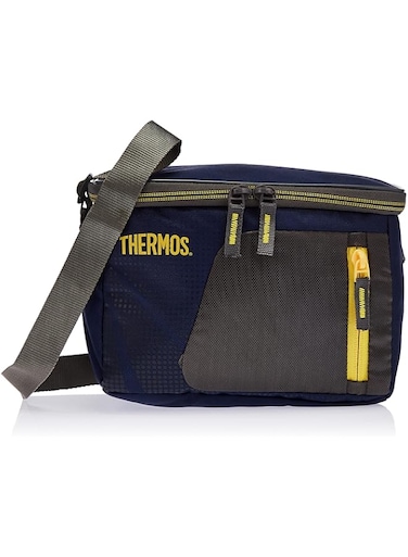 Thermos Radiance 6 can cooler -Navy/Yellow