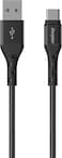 Energizer Ultimate Metal Braided USB-A To Type-C Cable, Compatible With Quick Charge, High-Twist Resistance, Fast Charging Cable, 2M Black