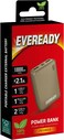Energizer Eveready Fast Charger Portable Power Bank Mini 10000mAh, Compact Battery With Charge Indicator, 1X USB-C, 1X Micro USB, 2X USB-A, For Apple iPhone, iPad, Airpods, Android, Samsung, Gold