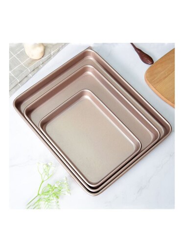 Tray Golden 17x22x2.4cm