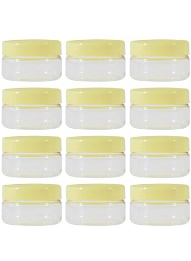 12-Piece Plastic Spice Storage Jar 50ML