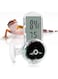 TERRIFI Upgraded Reptile Terrarium Thermometer Hygrometer, Digital Pet Temperature and Humidity Gauge with Suction Cup, 4-Sides Mounting, Ideal for Reptile Rearing Box and Tank
