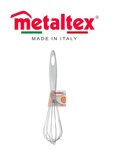 Moon Egg Beater &acirc;&euro;&ldquo; 30cm Stainless Steel Whisk with Ergonomic Non-Slip Grip